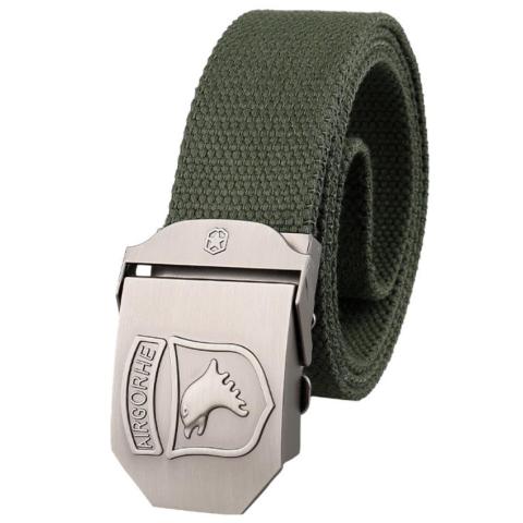 New zinc alloy police tactical belt, non-slip wear-resistant military belt